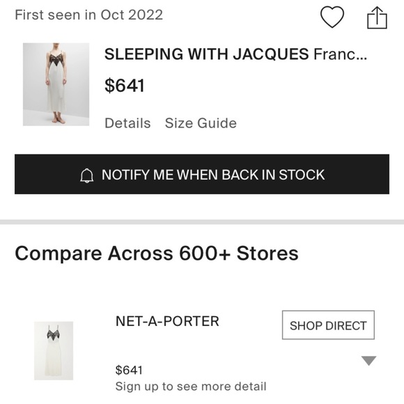 Free people sleeping with Jacques Francine slip dress size 2 new wtags - Picture 8 of 8